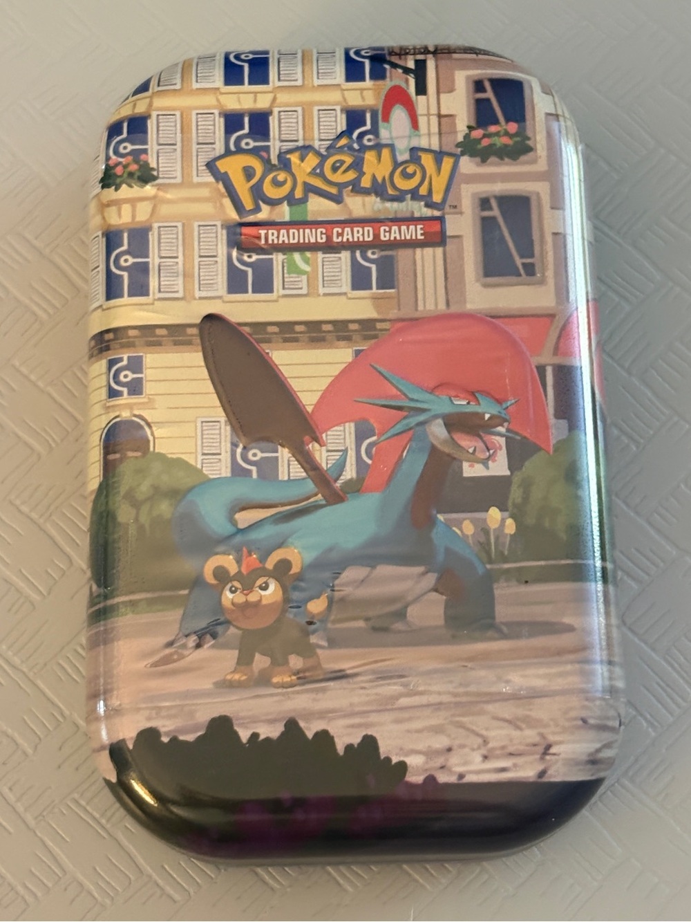 Pokémon TCG Lumiose City Mini Tin Salamence & Litleo Factory Sealed New